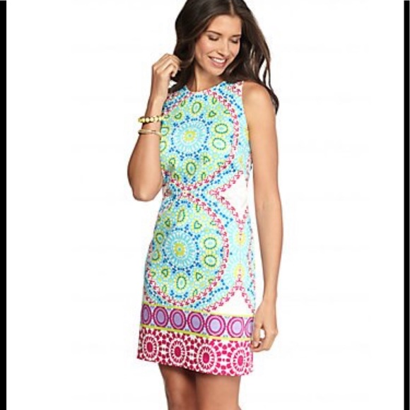 London Times Dresses & Skirts - London Times Sleeveless Multi-Colored Dress Size 8